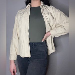 VINTAGE 90’s zip up Chazzz Credentials Shirt - Large